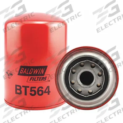 BALDWIN FILTERS Oil Filter: BT564, 1"-16 Thread Size, 5 13/16 in Overall Ht - Spin-On Oil Filters