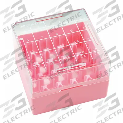 WHEATON Freezer Box: 75 mm Overall Lg, 75 mm Overall Wd - Cold Storage Boxes