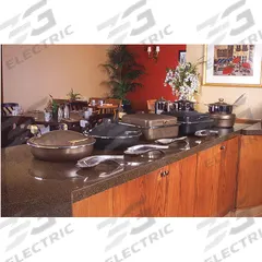 SPRING USA Buffet Server: 15 5/8 in Overall Lg, 19 in Overall Dp, 7 in Overall Ht, Stainless Steel (MPN 2384-88). Key specifications — Base Material: Stainless Steel; Manufacturer Part Number: 2384-88; Sub-brand: Seasons; Product Type: Buffet Server; Brand: SPRING USA; NSF Certified: No; Lid Material: Stainless Steel; Color: Black.