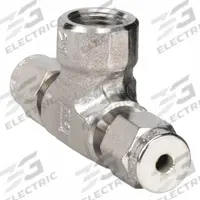 PARKER Compression Tee Fitting: 1/8 in OD x 1/8 in OD x 1/8 in Pipe Fitting Size, Stainless Steel (MPN 2FBT2N-316). Key specifications — Compatible Fitting Brands: Parker A-LOK; Brand: PARKER.