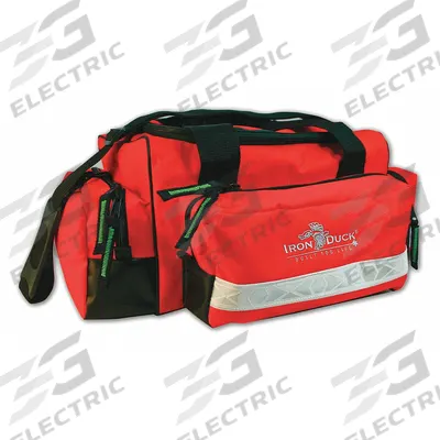 IRON DUCK Trauma Bag: 21 in L x 15 in W x 10 in H, Nylon, Orange - Medical Duffel Bags