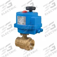 BONOMI Electrically Actuated Two-Way Ball Valve: 1/4 in, Brass, 100 to 240V AC, FNPT x FNPT (MPN 8E064LF-003-1/4). Key specifications — Included Mounting: ISO 5211 Actuator Mounting Pad; Brand: BONOMI; Stem Material: Brass; Actuator Features: Manual Override.