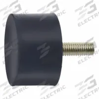 JW WINCO Vibration-Isolating Mount: Cylindrical, Natural Rubber, Male x Non-Threaded Style (MPN 352.1-25-19-1/4-55). Key specifications — Isolator Body Material: Natural Rubber.