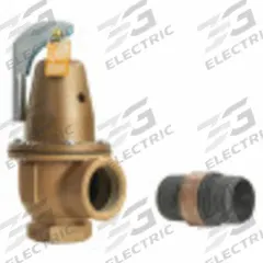 WATTS Relief Valve: FNPTF x FNPTF, 1 1/2 in x 2 in, Iron, 75 psi Max. Op Pressure (MPN 1-1/2 740 050 FS). Key specifications — Brand: WATTS.