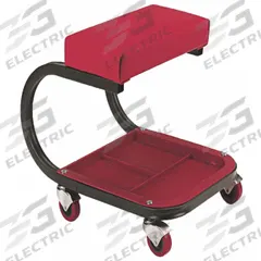 Mechanic Seat: Std-Duty, Fixed, 350 lb Max Load Capacity (MPN SPPKD). Key specifications — Frame Material: Steel; Seat Adjustability: Fixed; Duty Rating: Standard-Duty; Dimensions: 15 in x 18-1/2 in x 15 in; Brand: WHITESIDE.