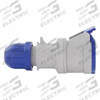 LEVITON Pin and Sleeve Connector: Blue, 208/250V AC, Single Phase, 32 A, 4 Pole, 5 Wire (MPN S432-C9). Key specifications — Brand: LEVITON; Voltage Rating: 208/250V AC.