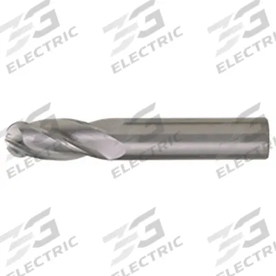 CLEVELAND Ball End Mill: Carbide, 4 Flute, 1/16" Mill Dia, 3/32" LOC, 1-1/2" OAL (MPN C63508) - Carbide Ball End Mills for Aluminum