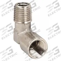 AIGNEP USA Metal Pipe Elbow: 90° Elbow, 3/8 in x 3/8 in, Male NPT Threaded x Female NPT Threaded (MPN 82520N-06). Key specifications — Brand: AIGNEP USA; Maximum Operating Pressure: 250 psi.