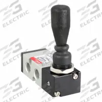 ARO Manual Air Control Valve: MaxAir, Four-Way / Two-Position, Knob, Black, 26 scfm Flow Rate - Max (MPN M212LM). Key specifications — attr1092903: Black; attr1086905: Manual Return; attr1086907: MaxAir; attr1086914: Normally Open; attr1086904: Manual Air Control Valve; attr1086871: M212LM.