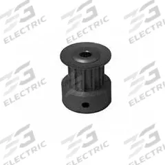 DAYTON Timing Pulley: Curvilinear, Fixed, For 6 mm Belt Wd, 11 Teeth, 3 mm Pitch, Aluminum (MPN 11-3M06M6CA3). Key specifications — Brand: DAYTON; Finish: Clear Anodized; For Belt Series: Powerhouse®.