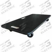 APPROVED VENDOR General Purpose Dolly: 700 lb, 36 in L x 18 in W x 4 in H Deck, Textured, (4) Swivel (MPN 48J080). Key specifications — Brand: APPROVED VENDOR; Deck Color: Black; Caster/Wheel Configuration: (4) Swivel; With Reinforcing Cross Brace: No; With Tow Eye: No.