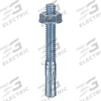 MKT FASTENING Wedge Anchor: 2 1/4 in Overall Lg, 1/4 in Dia, 1/4"-20 Thread Size, Steel, 20 PK (MPN 2614214). Key specifications — Brand: MKT FASTENING; Anchor Type: Wedge; Finish Type: Zinc Plated.