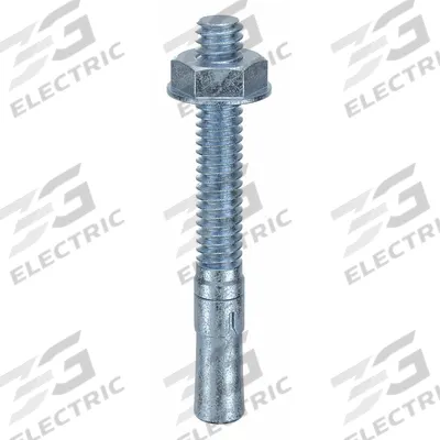 MKT FASTENING Wedge Anchor: 2 1/4 in Overall Lg, 1/4 in Dia, 1/4"-20 Thread Size, Steel - Steel Wedge Anchors