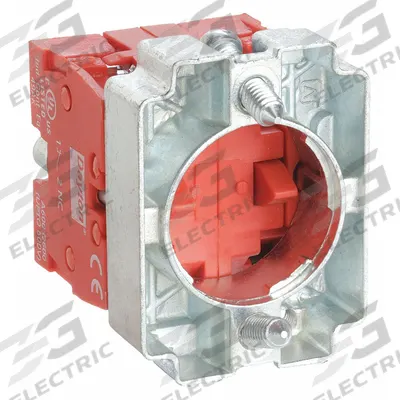 Dayton Contact Block: 22 mm Panel Mounting Size, 2NC, Momentary - Contact Blocks