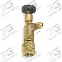JB INDUSTRIES Access Valve: Access 1/4 in SAE, Line 1/4 in SAE, 1 5/8 in Lg (MPN A33000). Key specifications — Brand: JB INDUSTRIES; Product Type: Access Valve.