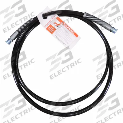 POWER TEAM Hydraulic Hose: 3/8 in ID, NPTF x NPTF, 10 ft Lg, 3/8 in x 3/8 in Fitting Size - Power Team Braid-Reinforced Hose Assemblies