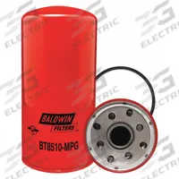 BALDWIN FILTERS Hydraulic Filter: Hydraulic Fluid, 1 1/2"-16 Thread Size, Spin-On, Cellulose (MPN BT8510-MPG). Key specifications — Media Material: Cellulose; Brand: BALDWIN FILTERS; Compatible Fluid Type: Hydraulic Fluid; Compatible Vehicle Make: Taylor; Includes: Furnished Gasket; Thread Size: 1-1/2"-16.