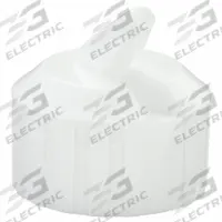 Cap: 28 mm Dia, White, Polyethylene, Unlined, 28-400 mm Screw Closure Size, 12 Closures Included (MPN CAP-06048G). Key specifications — Closure Type: Dispensing; Clarity: Colored; Product Type: Flip Top Dropper Cap; Septa Included: No; Vented: No; Screw Closure Size: 28-400 mm; Brand: QORPAK; Closure Color: White.