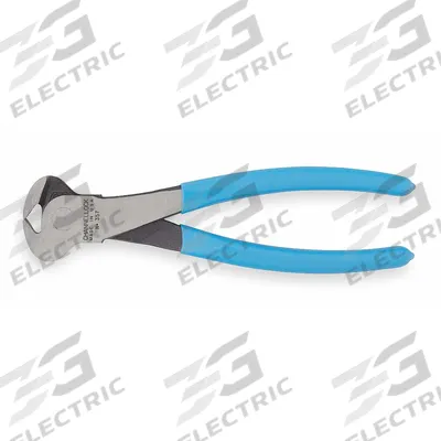 CHANNELLOCK End Cutting Nippers: 7 3/8 in Overall Lg, For 0.09 in Max Wire Thick - General Purpose Nippers