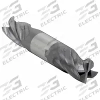 CLEVELAND Square End Mill: Carbide, TiAlN Coated, Double End, 4 Flute, 1/2" Mill Dia, 1" LOC, 4" OAL (MPN C80288)