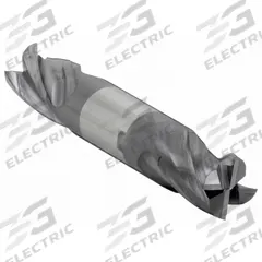 CLEVELAND Square End Mill: Carbide, TiAlN Coated, Double End, 4 Flute, 1/2" Mill Dia, 1" LOC, 4" OAL (MPN C80288)