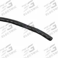 GENSPEED Data LAN Cable: 25 ft Cable Lg, 24 AWG, Black, PE, Std, 5136100, 1/4 in Outside Dia, 5e. Key specifications — Conductor Gauge: 24 AWG; Jacket Material: PE; Brand: GENSPEED; Pairs Separation: Standard.
