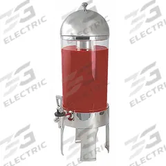 SPRING USA Beverage Dispenser: 1.1 gal, Clear/Silver, Acrylic/Stainless Steel, Round, 1 Dispensers (MPN 2511-6/4). Key specifications — Material: Acrylic; Manufacturer Part Number: 2511-6/4; Brand: SPRING USA.
