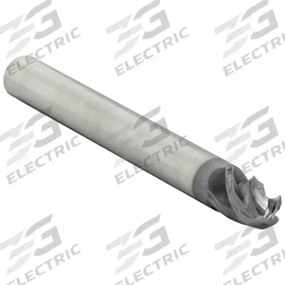 WIDIA HANITA Ball End Mill: Carbide, TiAlN Coated, 4 Flute, 5/8" Mill Dia, 3/4" LOC - Fast-Cutting Carbide Ball End Mills for Steel & Cast Iron