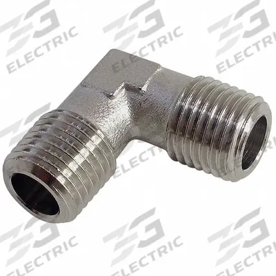 LEGRIS Metal Pipe Elbow: 90° Elbow, 1 in x 1 in, Male BSPT Threaded x Male BSPT Threaded - Threaded Medium-Pressure Pipe Fittings