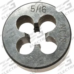 WESTWARD Alloy Steel Die 1" Width, 5/16-18 UNC: CCT1060-85, Die