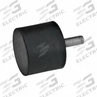 JW WINCO Vibration-Isolating Mount: Cylindrical, Natural Rubber, Male x Non-Threaded Style (MPN 452-30-30-M8-S-55). Key specifications — Isolator Body Material: Natural Rubber.