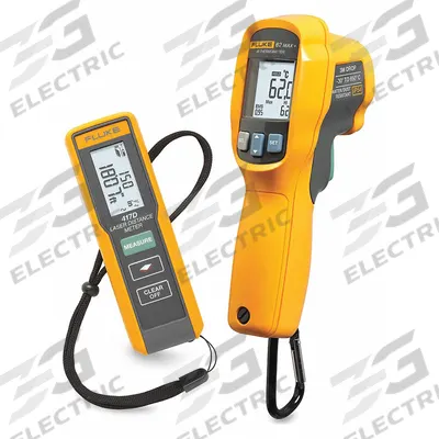 FLUKE Laser Distance Meter Kit: Area Measurement/Distance Measurement, Inch/Metric - Indoor-Outdoor Laser Distance Meters