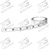 US TAPE Adhesive Backed Tape Measure: SAE, Inch, Decimal, Left to Right, 1/2 in Overall Wd, Feet (MPN 50019). Key specifications — attr940004: Steel; attr940001: Feet; attr940000: 1/16 in; attr934747: US TAPE.