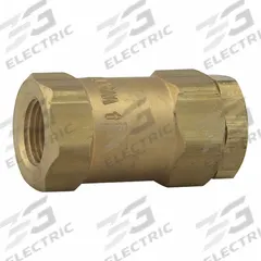 WATTS Check Valve: Disc, Inline Valve Body, 1/4 in Pipe Size, FNPT x FNPT, Copper Silicon Alloy, NPT (MPN LF6-1/4). Key specifications — Brand: WATTS.