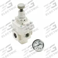 SMC Precision Compressed Air Regulator: Aluminum, 1/2 in Rc, 1 MPa Max Op Pressure, Knob, SMC Series (MPN IR3010-04G-A). Key specifications — attr111664: Yes; attr111400: SMC; attr111627: SMC.