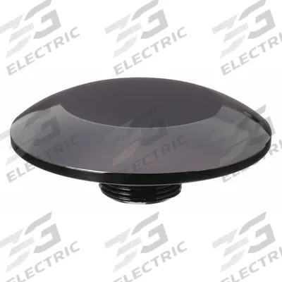 EATON Mushroom Head: 30 mm Panel Size, Non-Illuminated, Metallic - Heads for Push Buttons