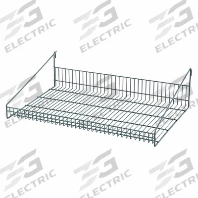 METRO Shelf: 29 1/4 in x 19 3/8 in x 7 3/4 in, 50 lb Load Capacity, Steel, Epoxy Coated - Shelves for Wire Grid Panels