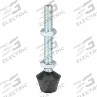 DE-STA-CO Flat Tip Spindle: Neoprene Tip, 5/16"-18, 3 in Lg, 3 in Thread Lg, 5/16 in Spindle Dia (MPN 507208). Key specifications — Brand: DE-STA-CO; Material: Neoprene; Thread Size: 5/16"-18; Includes: Jam Nuts; Spindle Construction: Neoprene Tip.