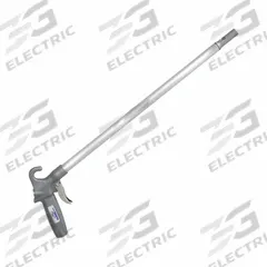 GUARDAIR Air Gun: Pistol-Grip Grip, Aluminum, 1/4 in Female NPT, 1 Nozzle(s), Straight, Focused (MPN 75LJ060AA). Key specifications — attr1328526: Aluminum; attr1328500: Extension and Nozzle; attr1328508: GUARDAIR; attr1328515: No; attr1328533: Yes.