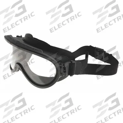 PAULSON Safety Goggles: Clear, Indirect Venting, Elastic - Standard Firefighting Safety Goggles