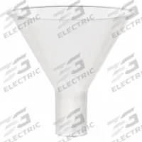 APPROVED VENDOR Funnel: Polypropylene, 65 mL, 66.04 mm, 16 mm, 25 mm Stem Lg, White (MPN 342555-0065). Key specifications — attr1372202: Powder Funnel; attr1372195: White; attr1372208: APPROVED VENDOR.