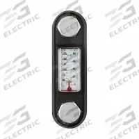 Vented Oil Gauges: 156 mm Body Ht, 80 mm Sight Ht, M10 Metric Male, 127 mm Mounting Centers (MPN K0444.212710). Key specifications — Brand: KIPP; Compatible with Series: K0444_B Series; Includes Thermometer: Thermometer Included; Seal Material: NBR.