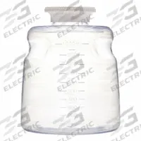 Plastic Lab Media & Roller Bottles - Plastic Lab Media Bottles: Polystyrene, 1 L Capacity - mL (MPN 1173-RLS). Key specifications — Graduated: Yes; Closure Type: Screw-On; Body Color: Colorless; Brand: APPROVED VENDOR.