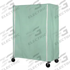 EAGLE GROUP Utility Cart Cover: Green, Nylon, Zipper, 60 in Wd, 86 in Ht, 24 in Dp (MPN CZC-86-2460-LG). Key specifications — For Use With: Any Standard Eagle Cart; Brand: EAGLE GROUP.