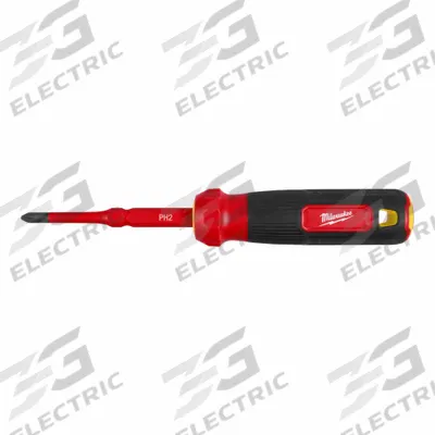 MILWAUKEE Cushion Grip Screwdrivers Set: 1-10 Pieces, 6 Pieces, Cabinet/Phillips/Slotted Tip - General Purpose Screwdriver Sets