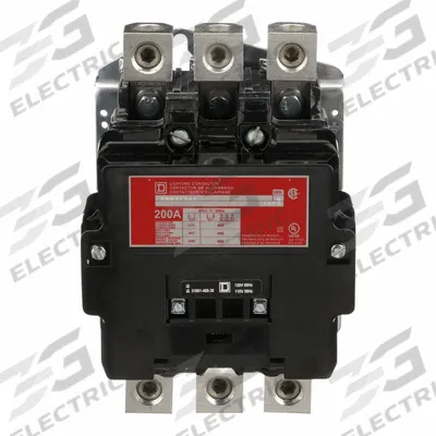 SQUARE D Lighting Magnetic Contactor: 3 Poles, 120V AC - Electrically Held Lighting Contactors