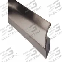 PEMKO Door Weatherstripping: Single Fin Insert, 96 in Lg, 2 1/2 in Wd, 3/16 in Ht (MPN 305SSE96). Key specifications — Insert Material: EPDM; Flange Material: Stainless Steel; Brand: PEMKO.