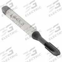 CLEVELAND Spiral Point Tap: #4-40 UNC, 2B, 3 Flute, Plug Chamfer, Hardlube Coated Cobalt (MPN C96003)