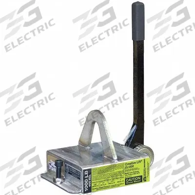 MAG-MATE Lifting Magnet: 1,000 lb Max Load Capacity, 1,000 lb Max Flat Load Capacity - Flat-Surface Lifting Magnets