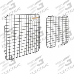WEATHER GUARD Van Window Screen: Van Window Screen, Steel, 61 in Overall Wd, 23 1/2 in Overall Ht (MPN 88026). Key specifications — Color: Black; Product Type: Van Window Screen; Material: Steel; Brand: WEATHER GUARD.
